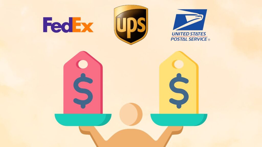 fedex vs ups vs usps – rates comparison